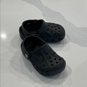 Baby black crocs